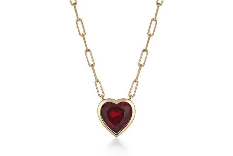 Heart Ruby Kolye (2)