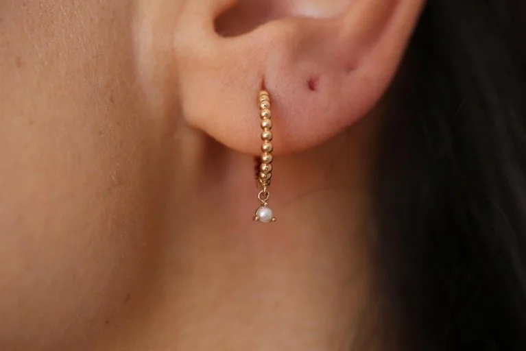 Mini Pearl Küpe (1)