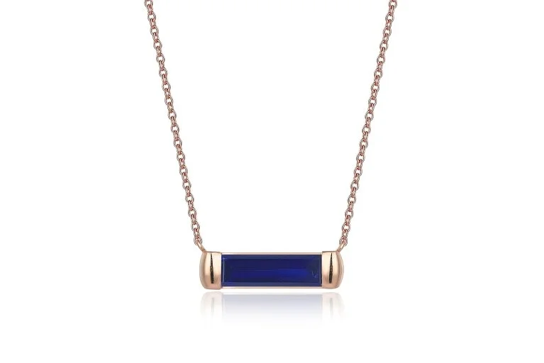 Safir Line Kolye (2)